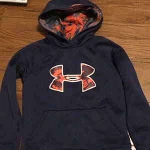 Under Armour Navy Boy’s Hooded Sweatshirt YouthXS